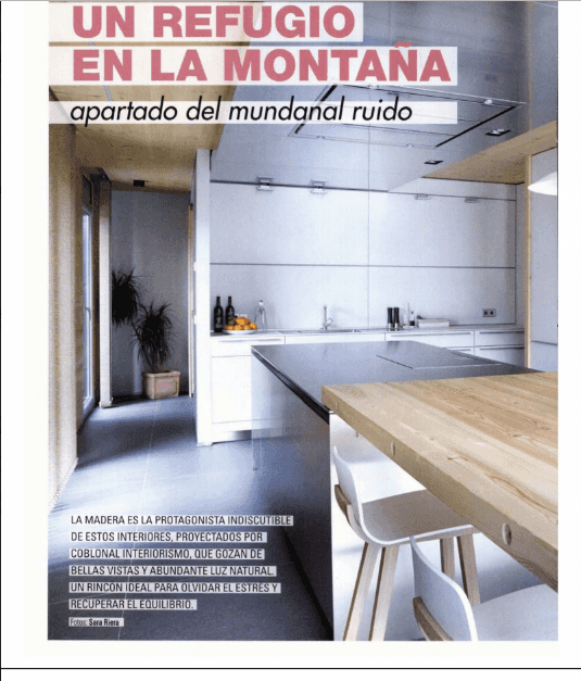 One of our interior design projects in Andorra published in Cocinas y Baños