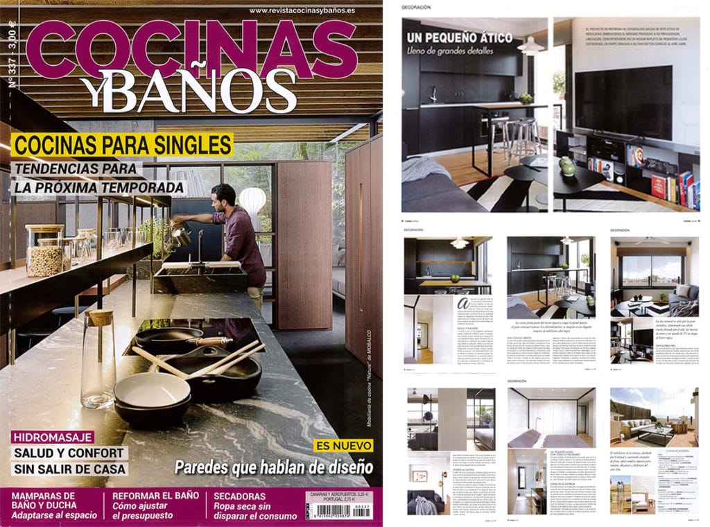 New Appearance In Cocinas Y Banos Magazine With A Small Attic