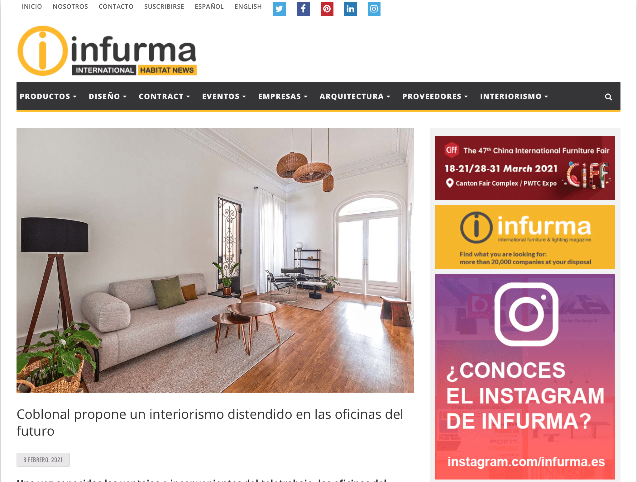 Infurma publishes our latest home-office