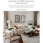 Interior Design Trends for 2023 in El Mueble